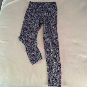 LoveShackFancy for Beach Riot women’s purple floral legging